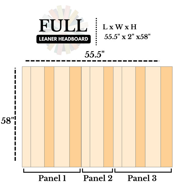 Loon Peak® Ashleah Solid Wood Panel Headboard Wall Leaner Style Wayfair